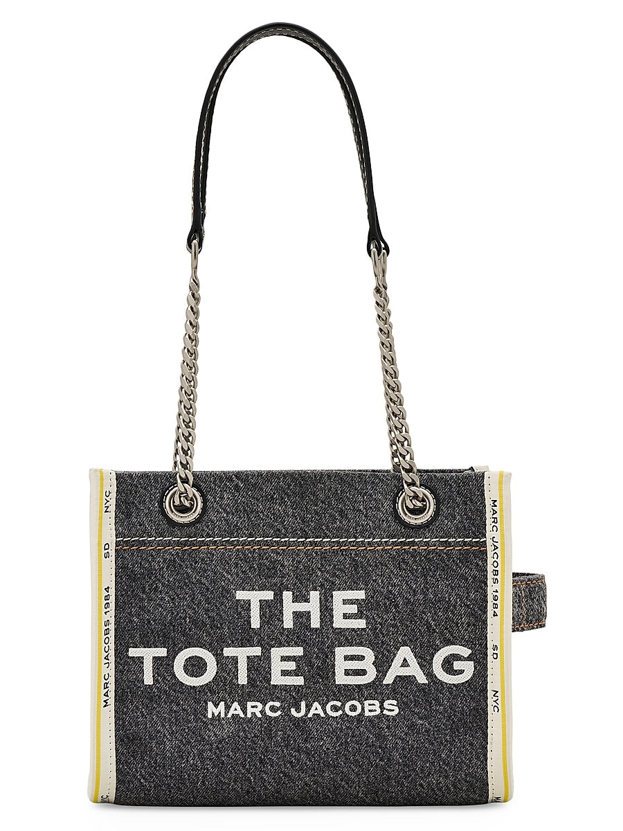 The Denim Chain Small Tote Bag
