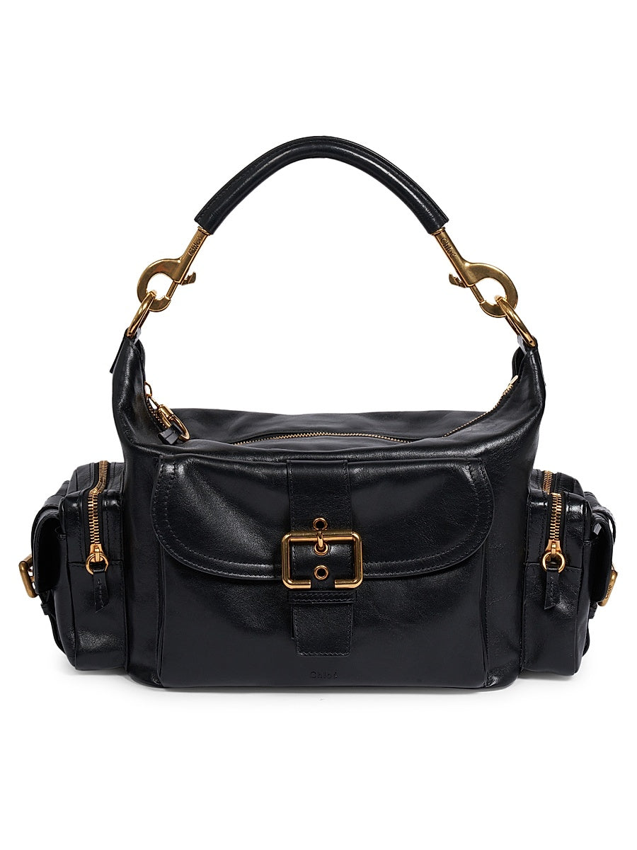 Large Leather Camera Bag
