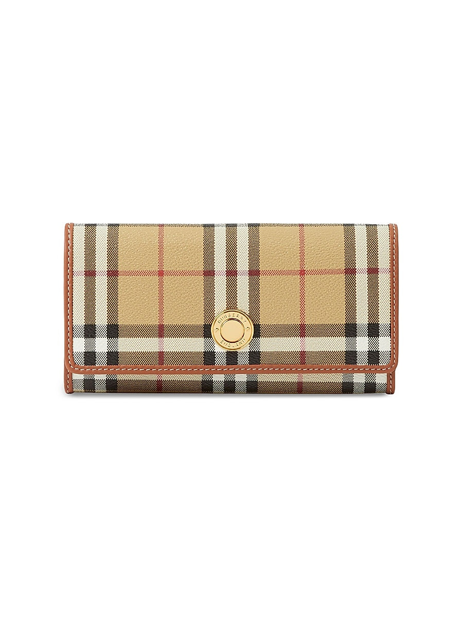 Halton Check Continental Wallet
