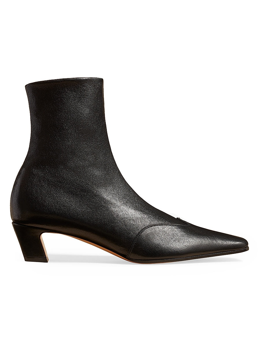 Nevada 40MM Leather Ankle Boots