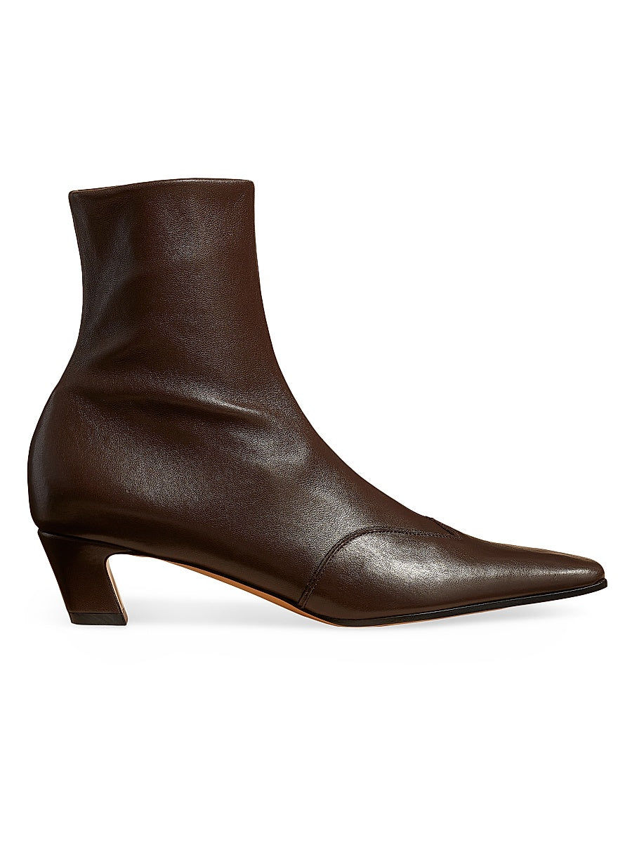 Nevada 40MM Leather Ankle Boots