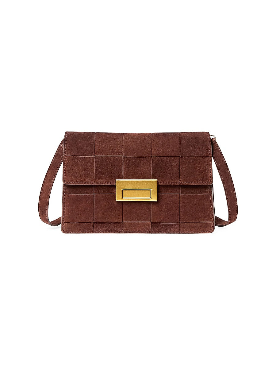 Delphine Suede Shoulder Bag