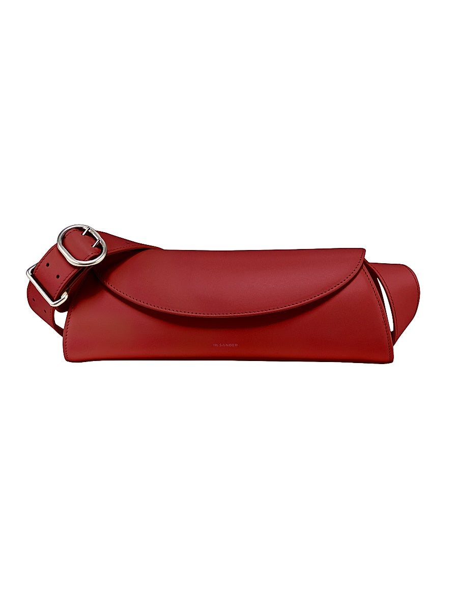 Small Cannolo Leather Shoulder Bag