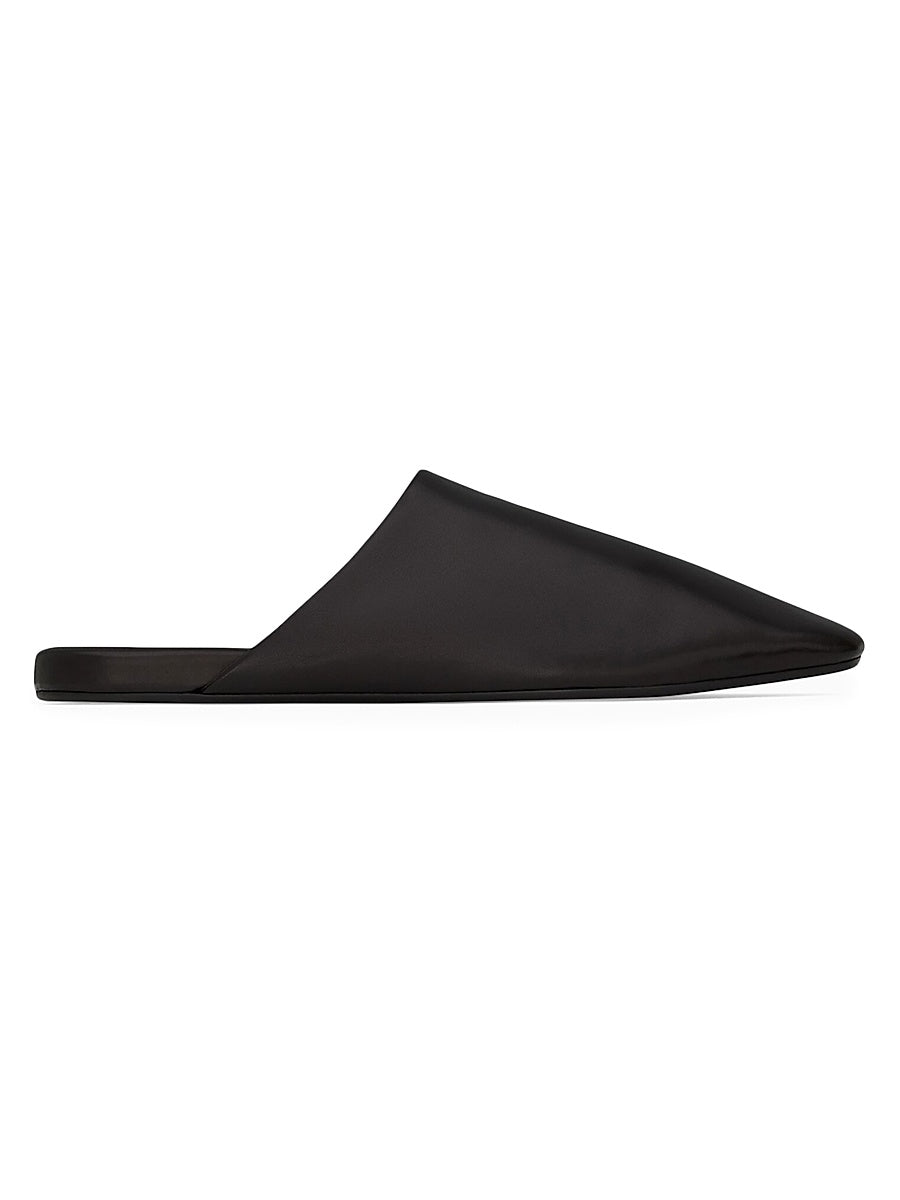 Plaza Mules in Smooth Leather