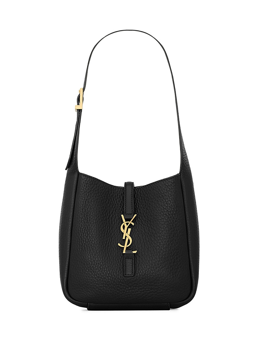Le 5 à 7 Supple Baby Shoulder Bag in Grained Leather