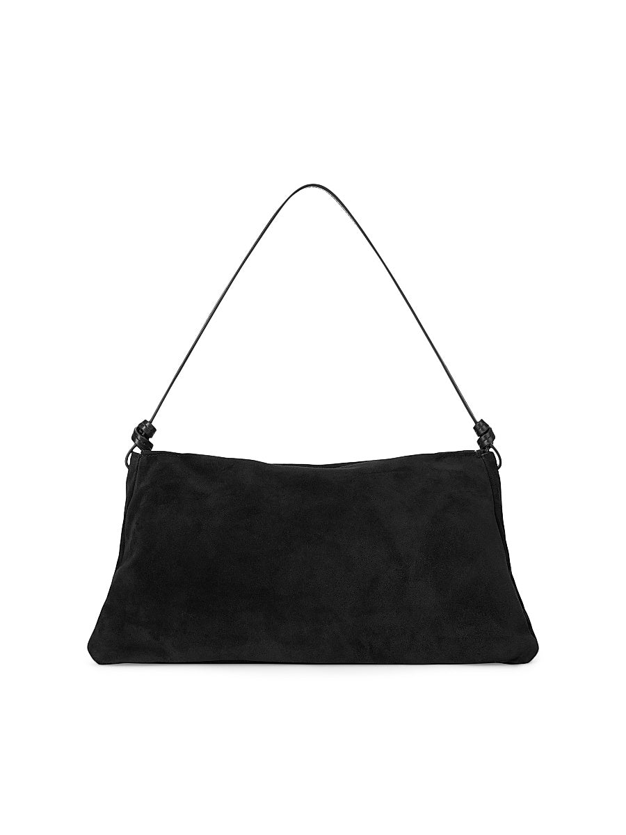 Wally Suede Shoulder Bag