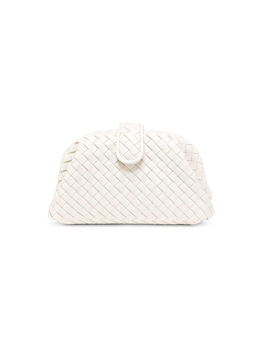 Mini Lauren 1980 Intrecciato Leather Clutch