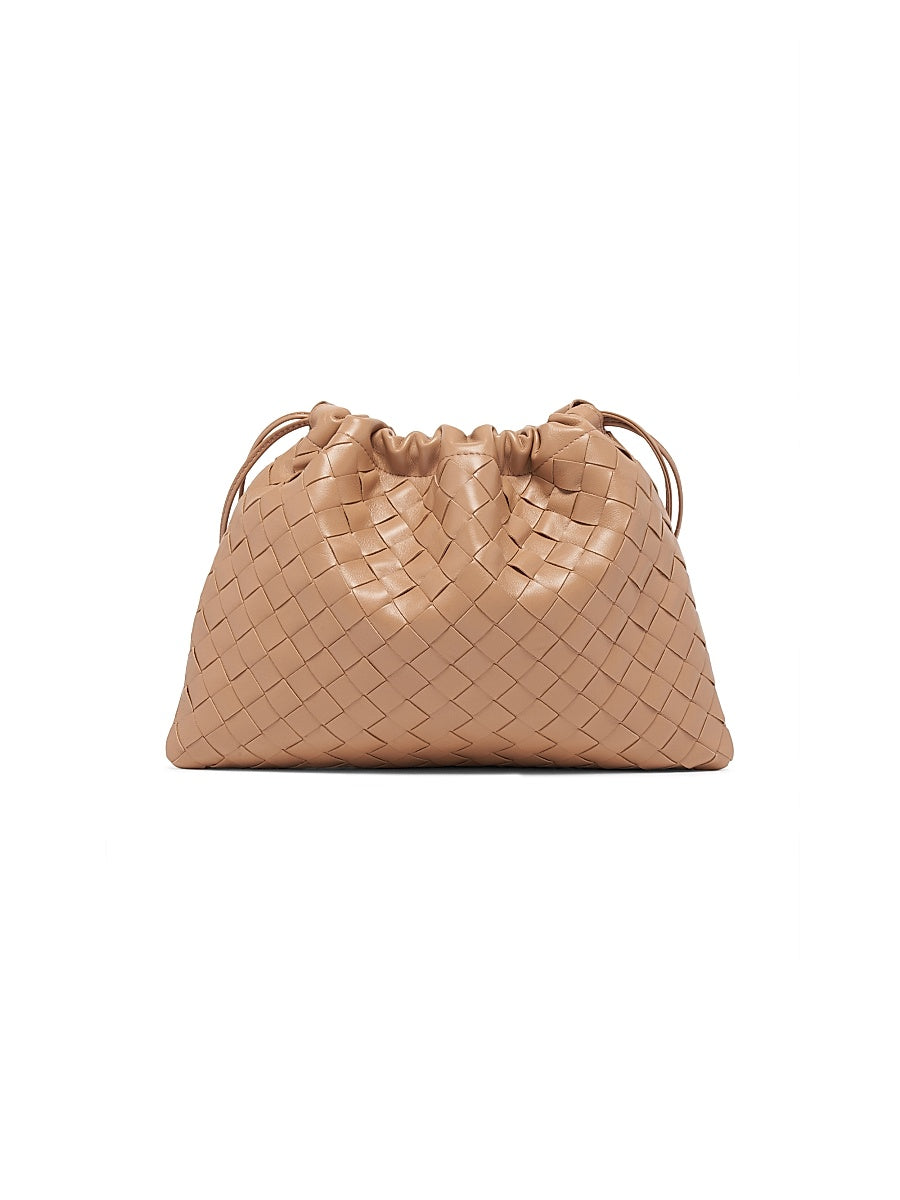 Intrecciato Leather Pouch