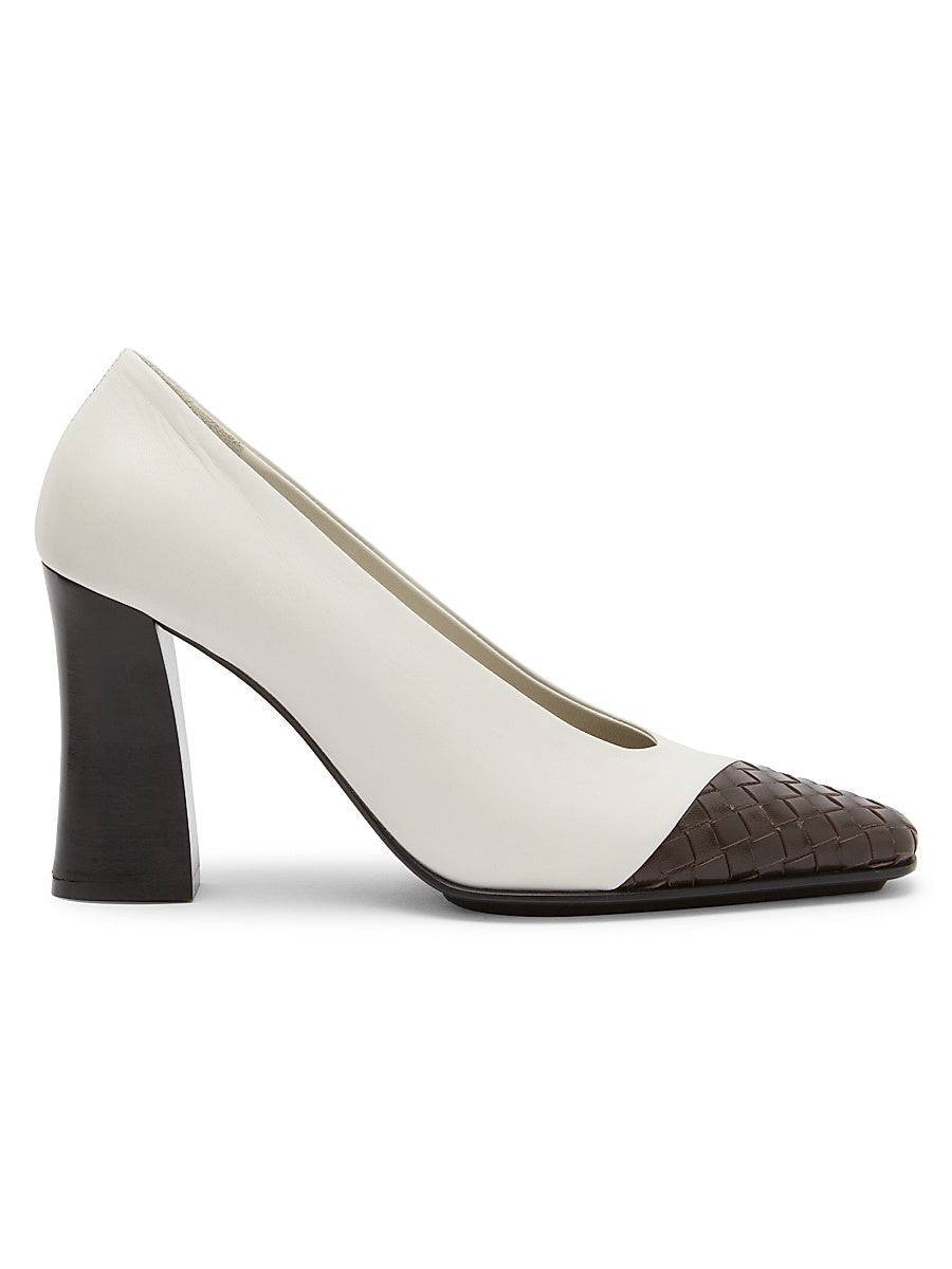 Step 85MM Leather Pumps