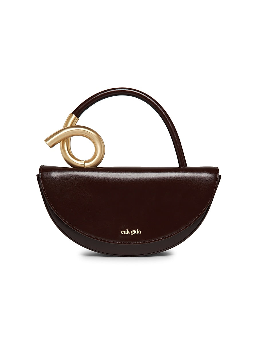 Azariah Leather Top Handle Bag