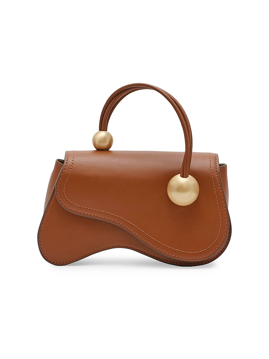 Kazia Leather Top Handle Bag