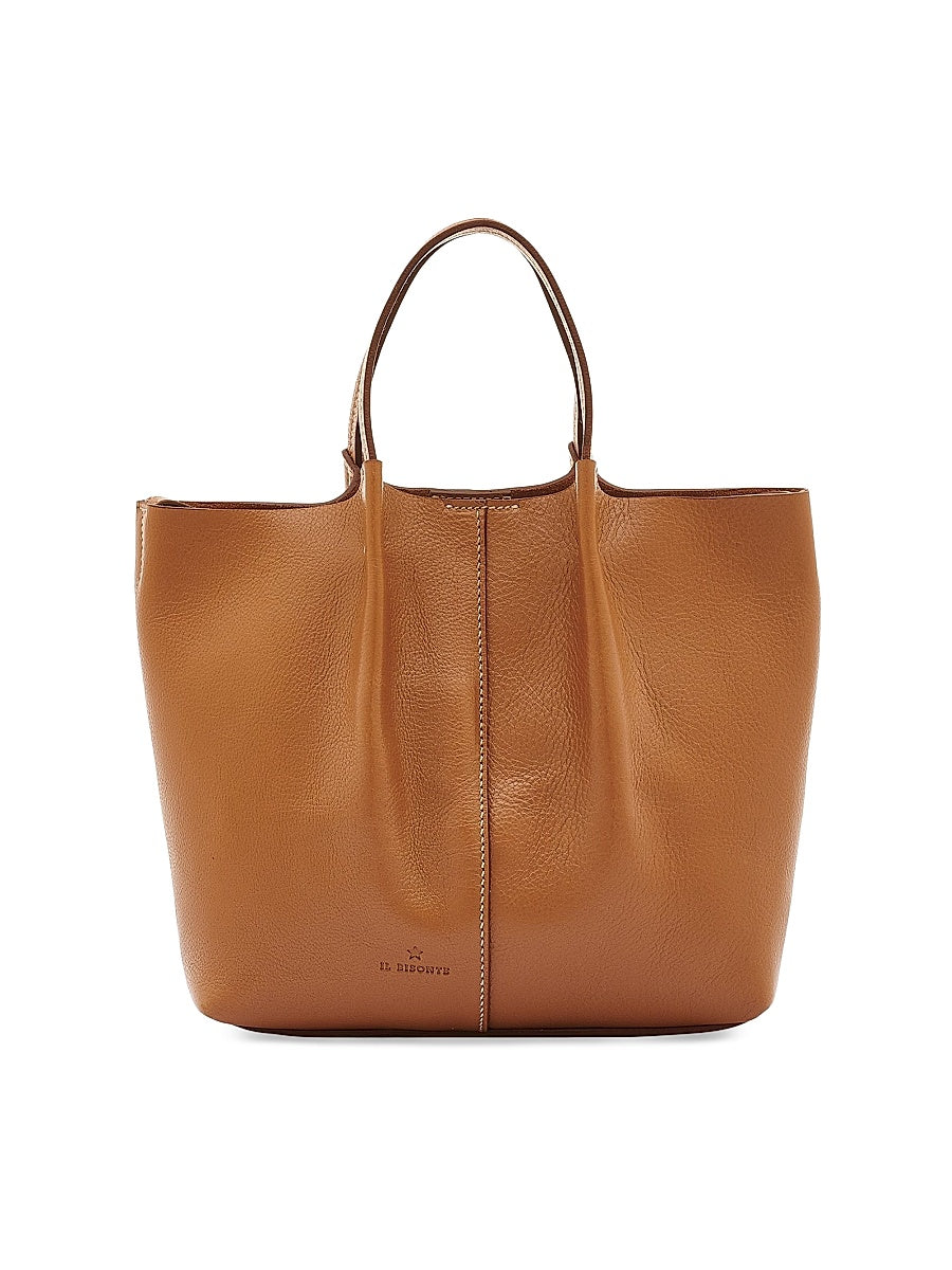 Nina Leather Tote Bag