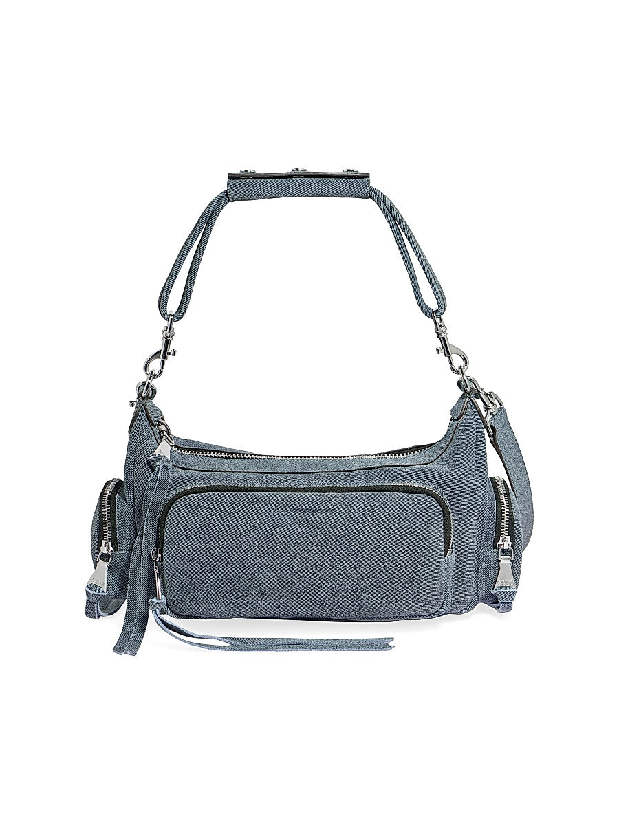 Away We Go Leather Convertible Shoulder Bag