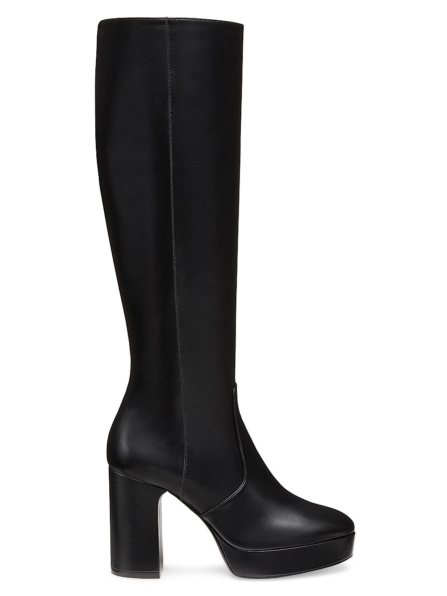 Dayna 100MM Leather Platform Boots