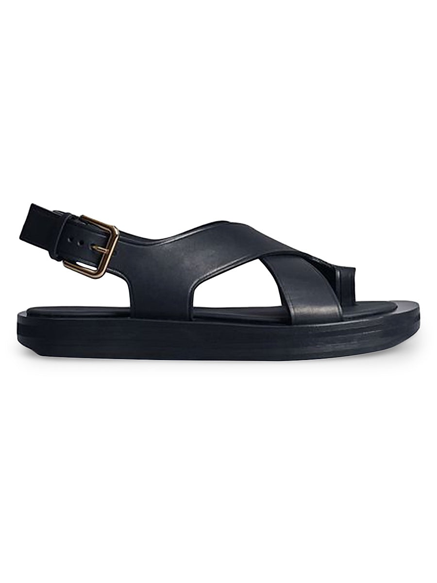 Wrapped-Toe Leather Sandals