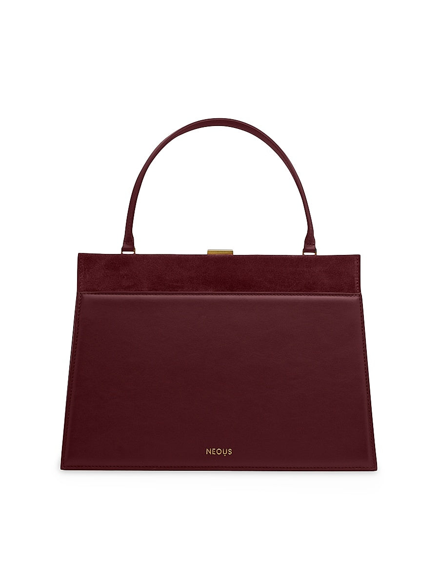Bellatrix Suede & Leather Top Handle Bag