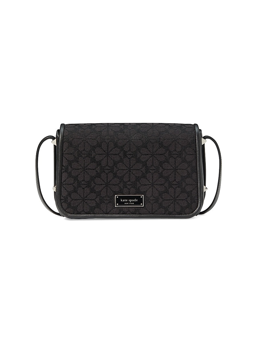 Spade Flower Jacquard Crossbody Bag