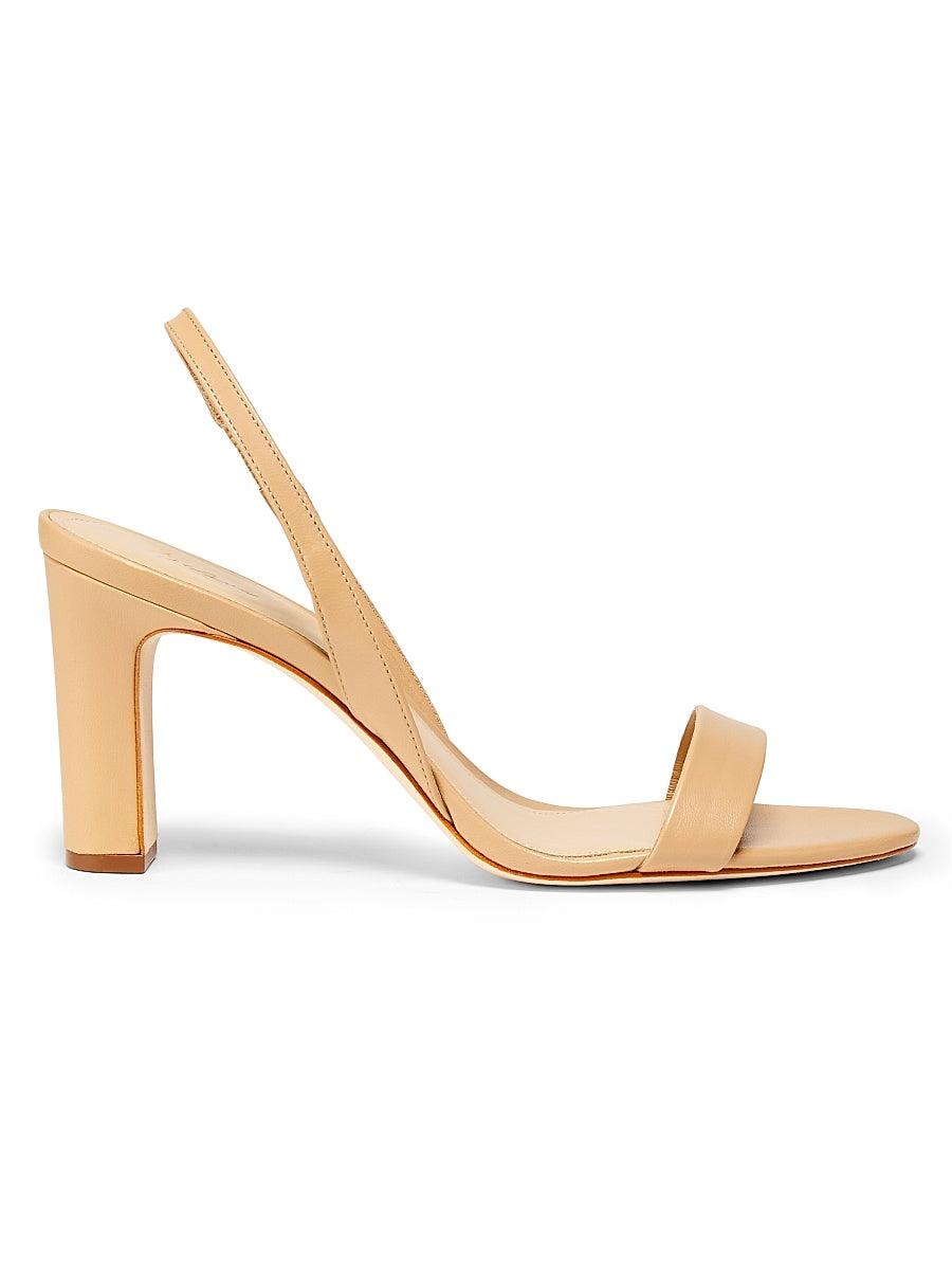Slingback 85MM Leather Sandals