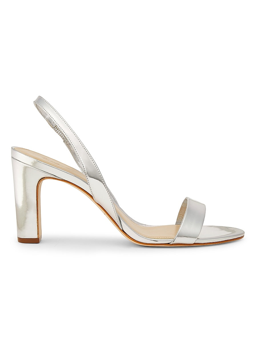 Slingback 85MM Leather Sandals