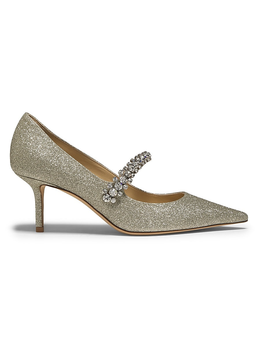 Bing 65MM Embellished Glitter Pumps