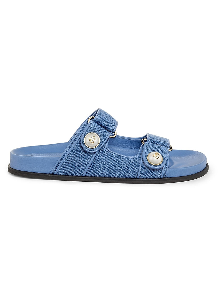 Fayence Denim Sandals