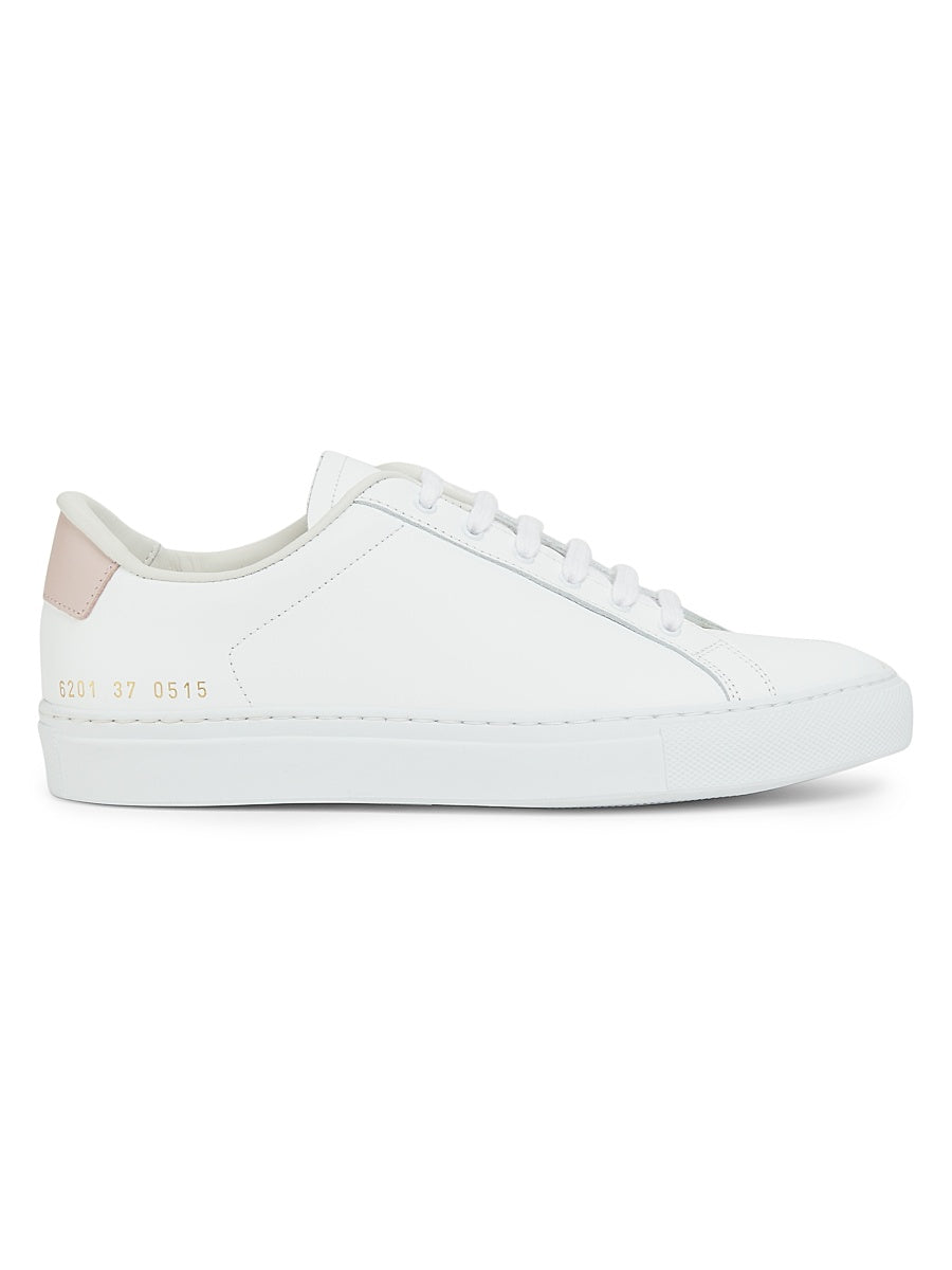 Retro Low-Top Leather Sneakers