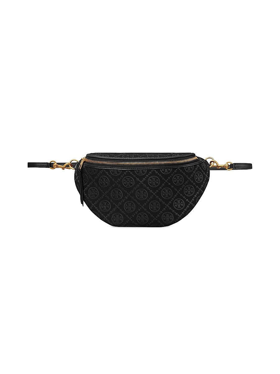 T Monogram Cotton-Blend Belt Bag