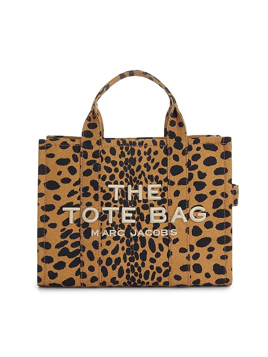 The Medium Cheetah Canvas Tote Bag