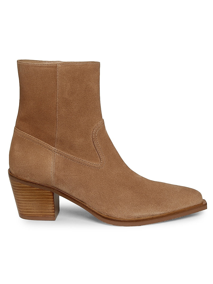 Tate 65MM Suede Ankle Booties