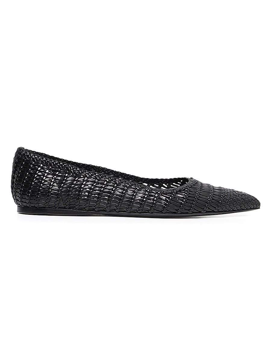 Perro Woven Leather Flats