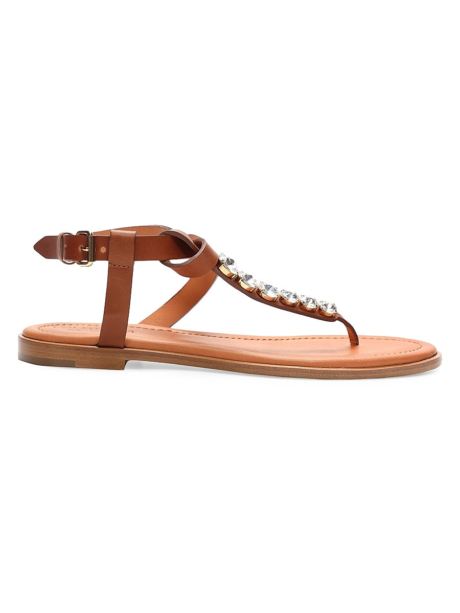 Embellished Flat Sandals