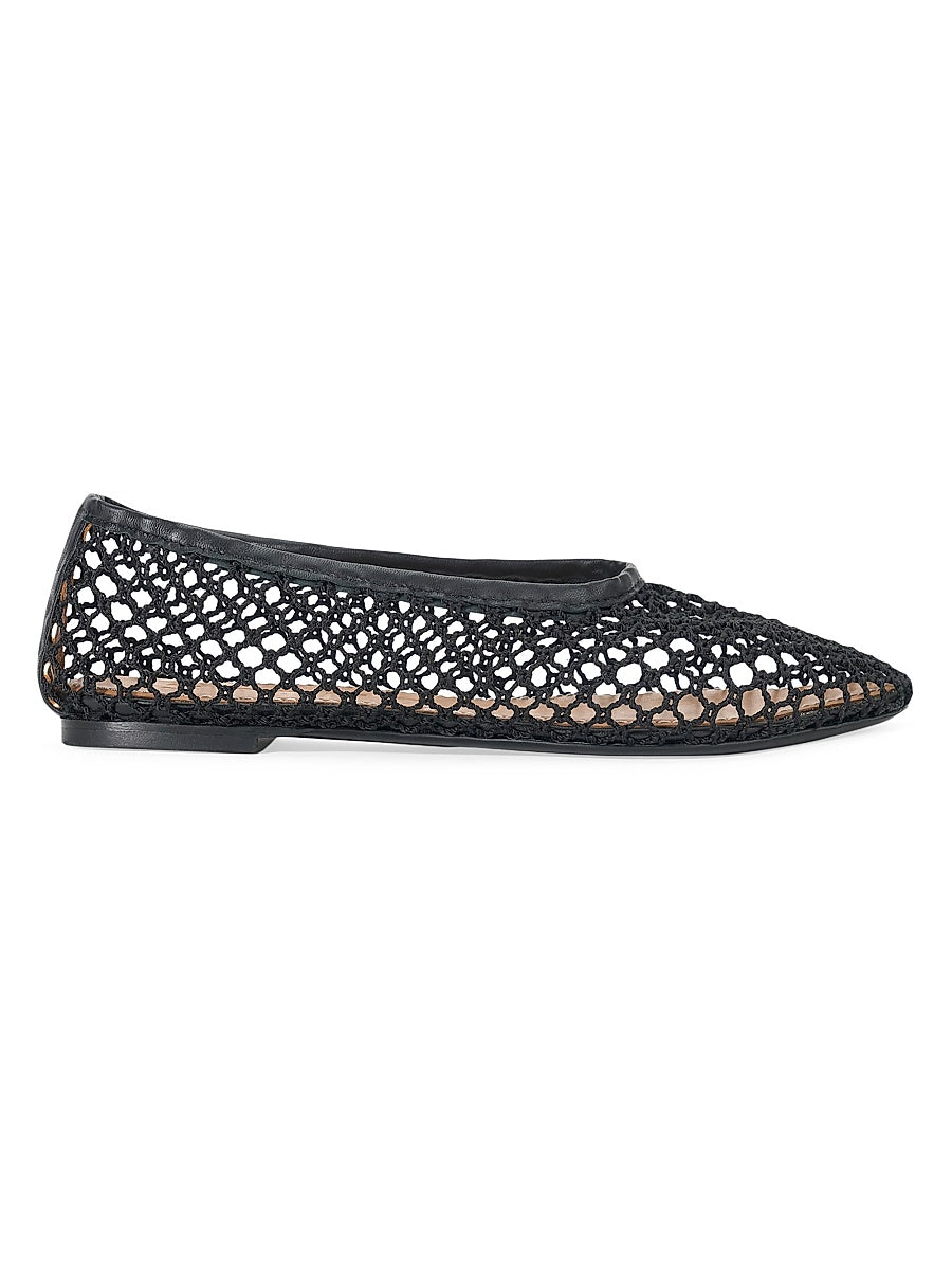 Alba Crocheted Ballet Flats