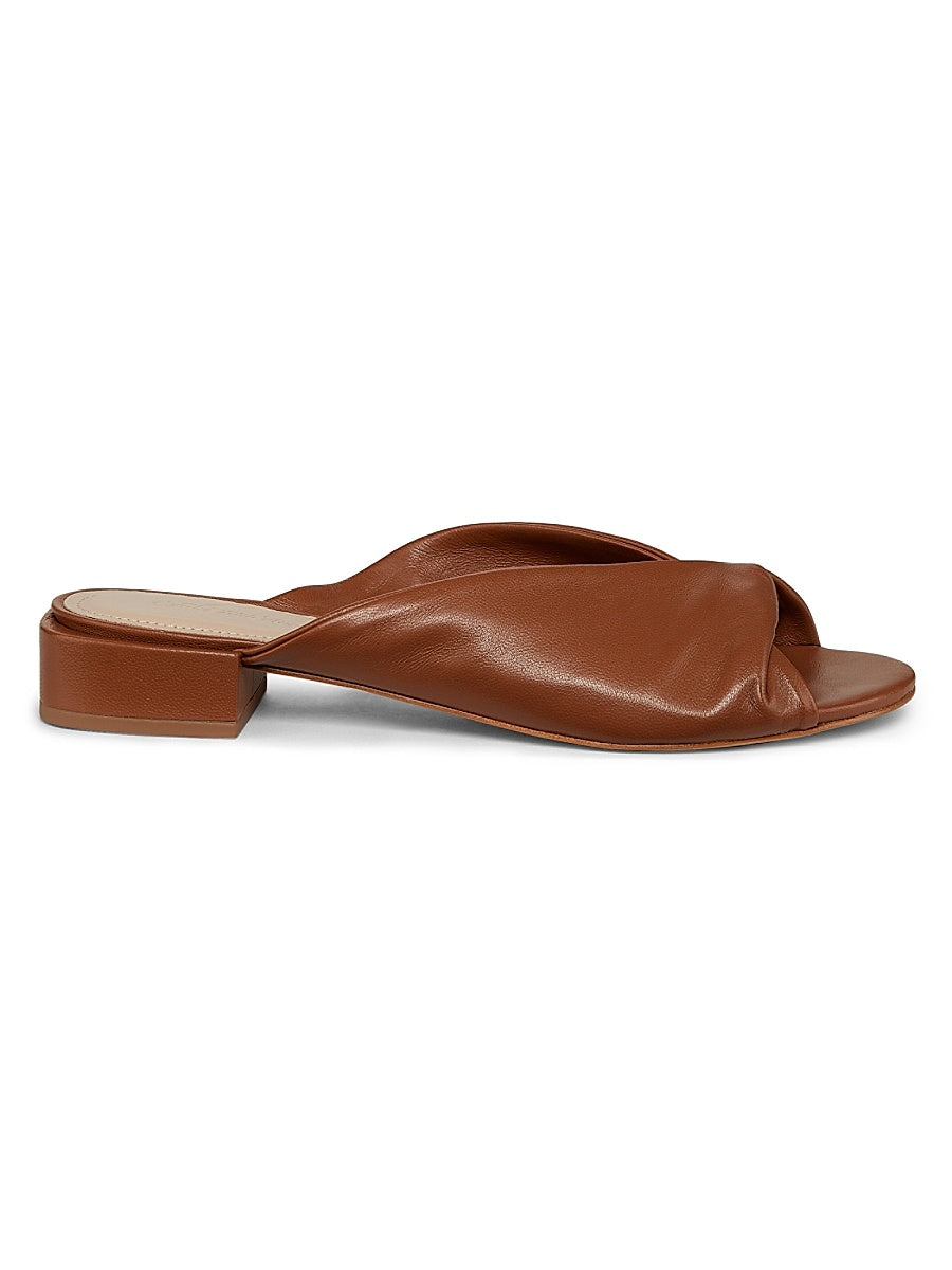 Twisted Leather Sandals