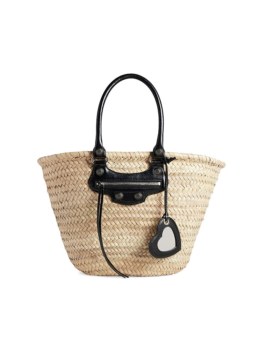 Le Cagole Medium Basket Tote Bag