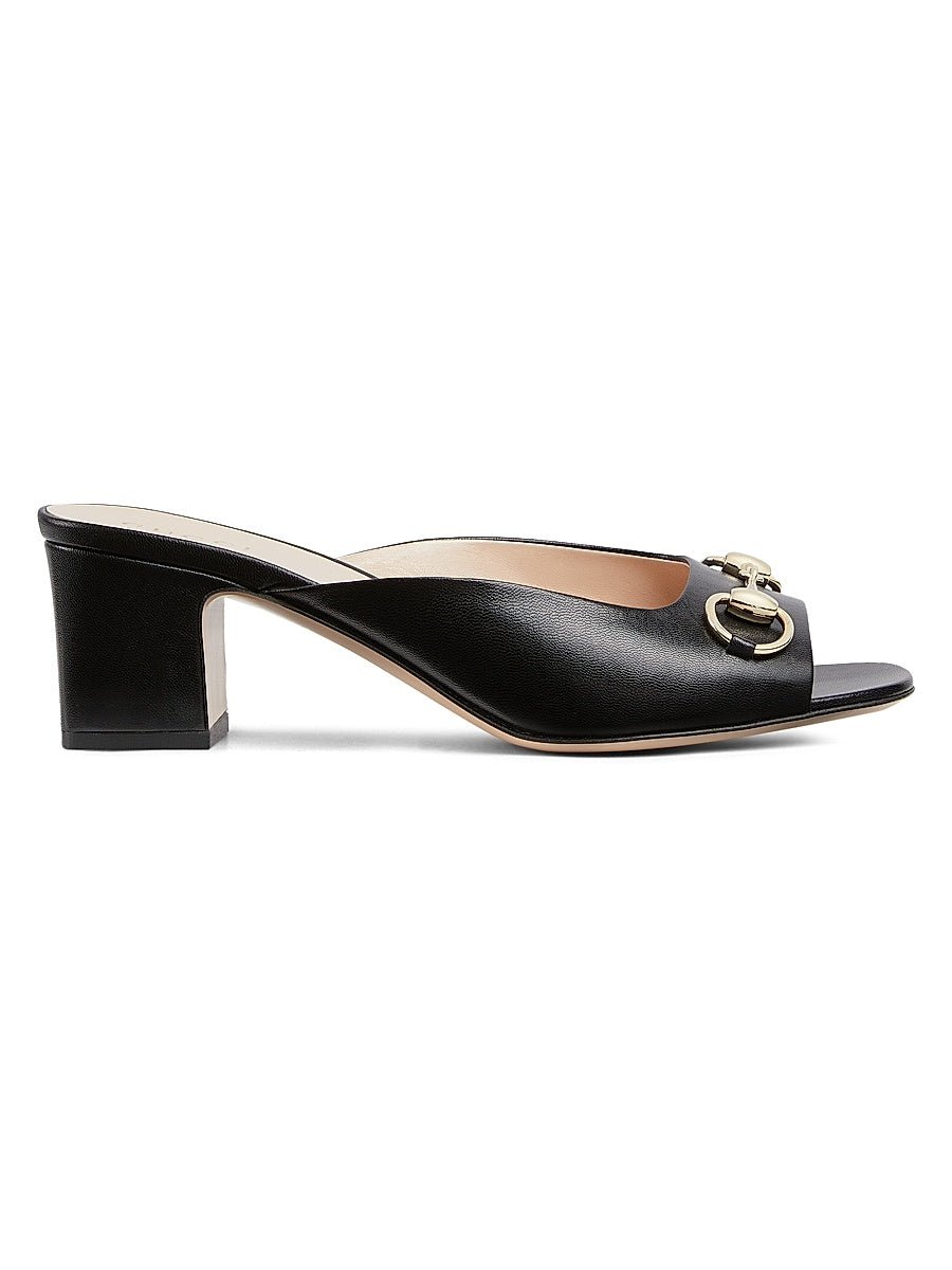 Lady Horsebit Leather Sandals