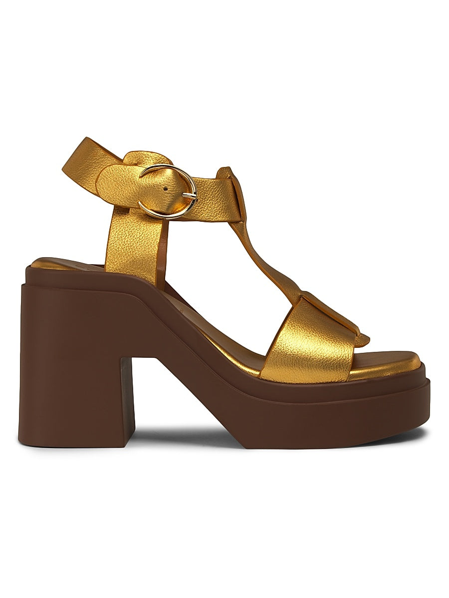 Nosta Leather Platform Sandals