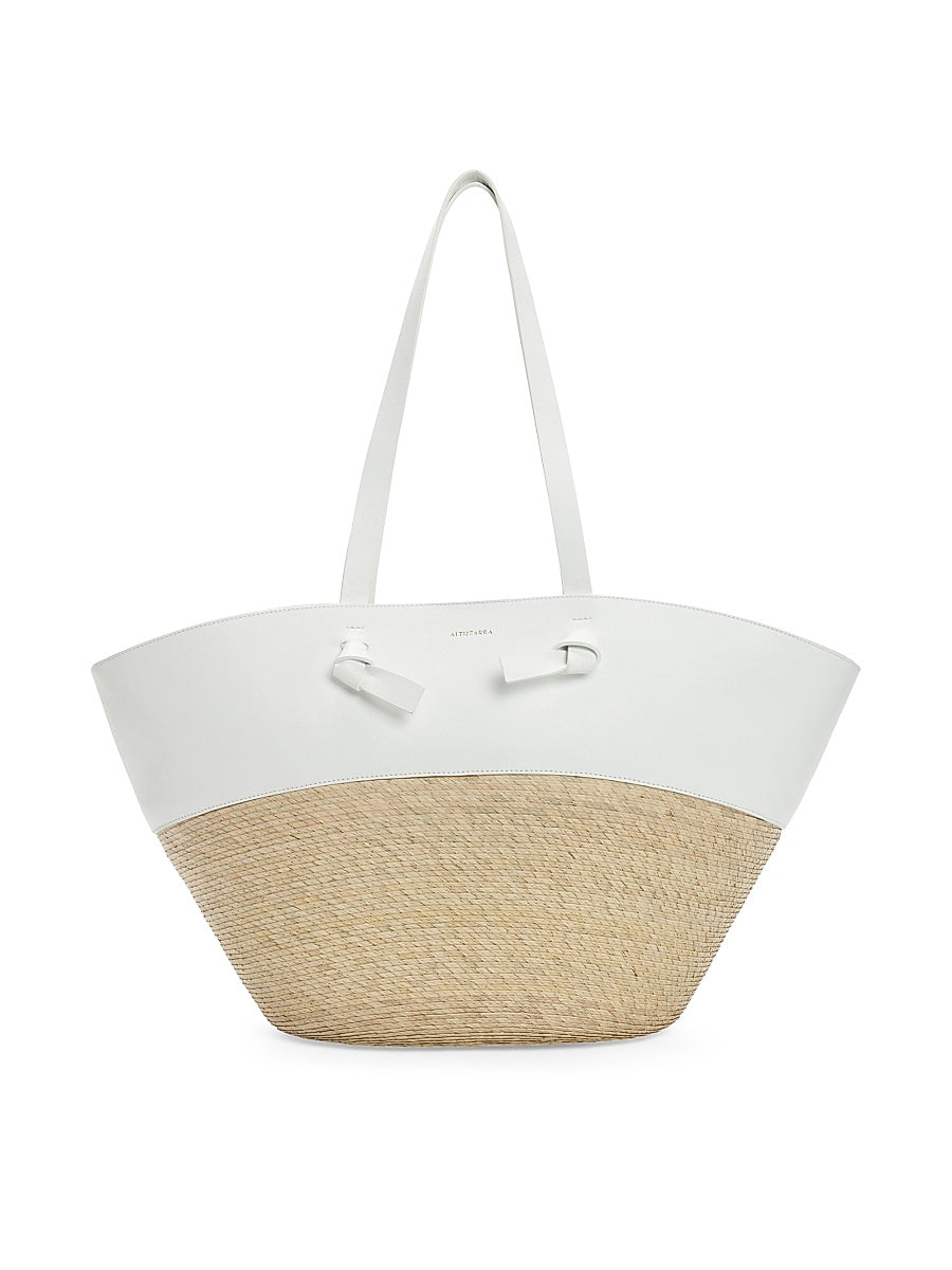 Large Knot Basket Tote Bag