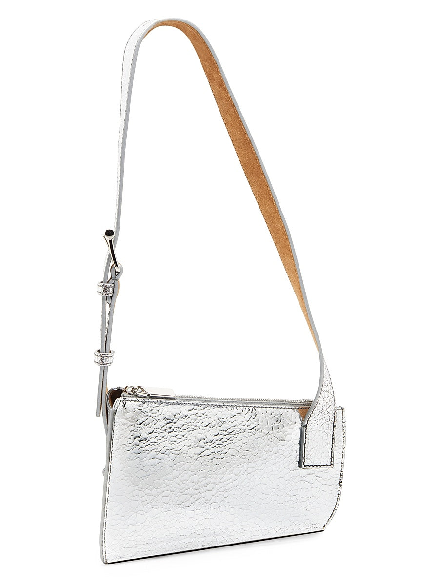 Sling Metallic Leather Shoulder Bag
