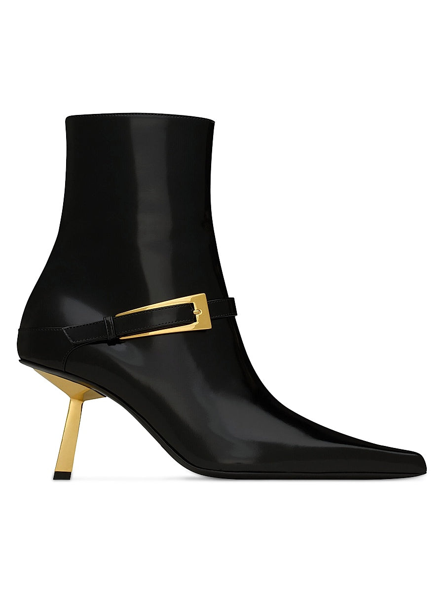 Lee Booties in Glazed Leather
