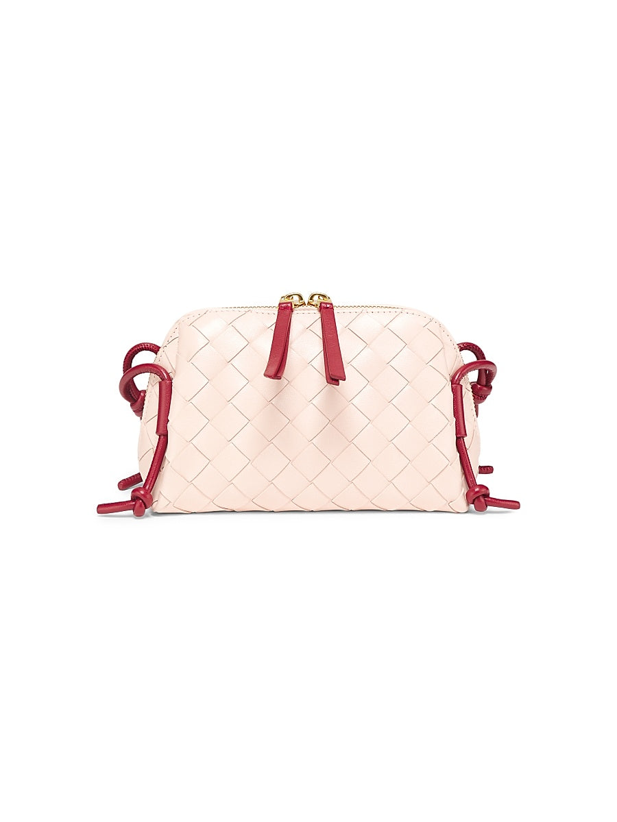 Concert Intrecciato Leather Pouch