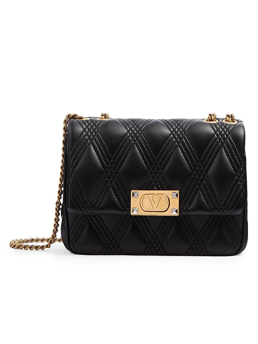 Quiltie 67 Medium Shoulder Bag in Quilted Nappa Leather