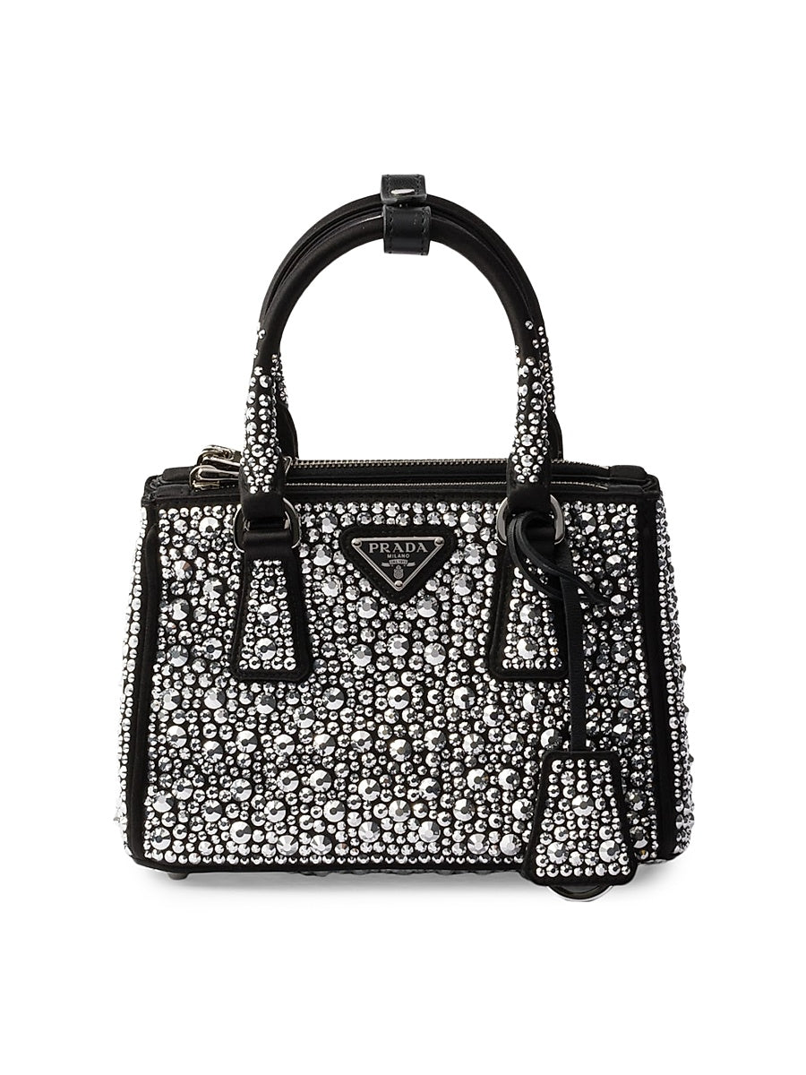 Galleria Satin Micro-Bag with Decorations