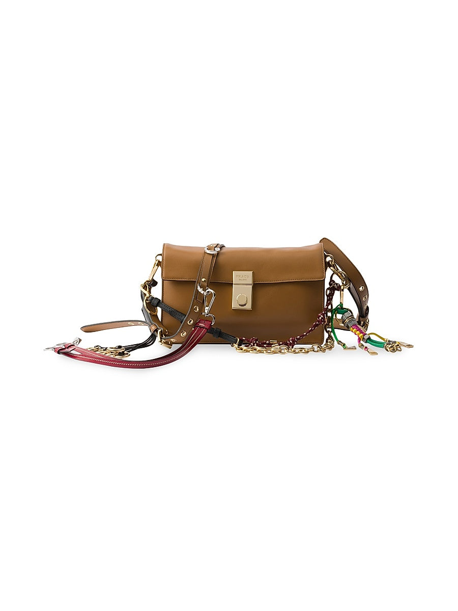 Prada Soft Sound Small Leather Shoulder Bag