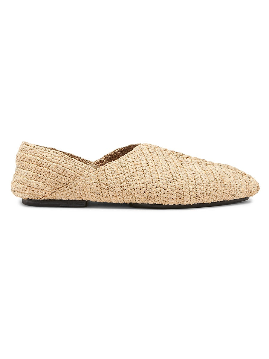 Raffia Palm Slippers