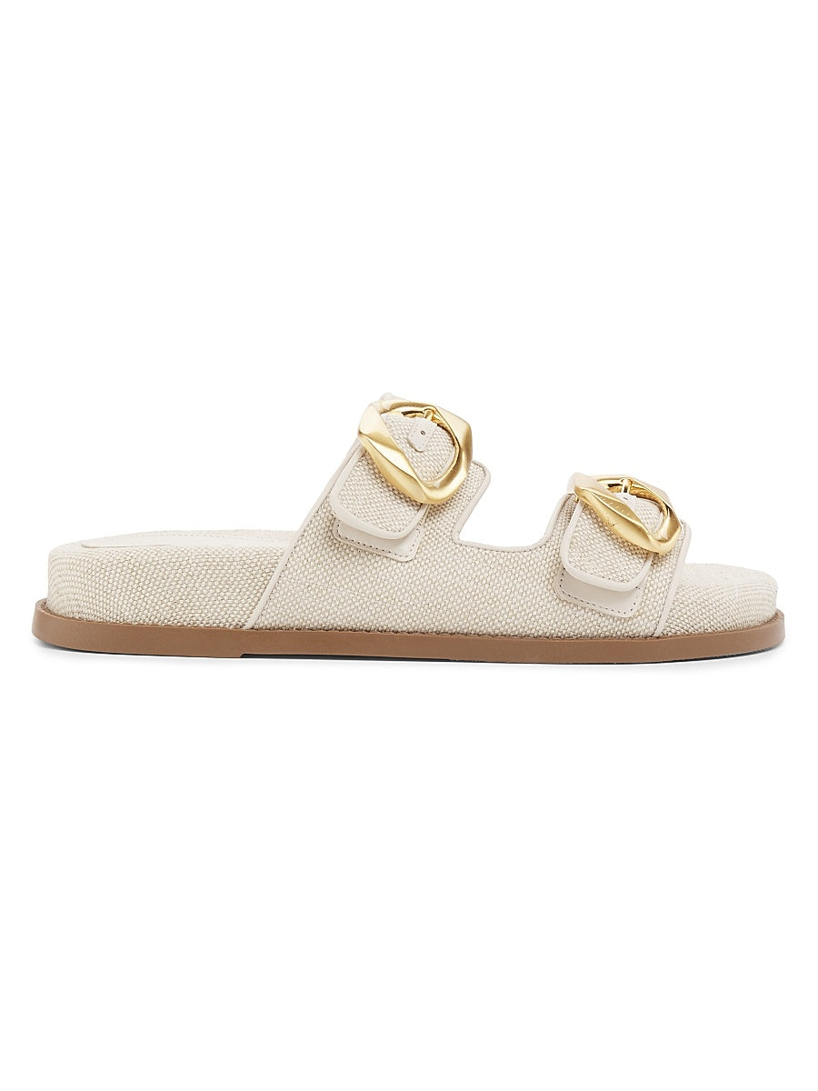 Olga Sporty Linen Sandals