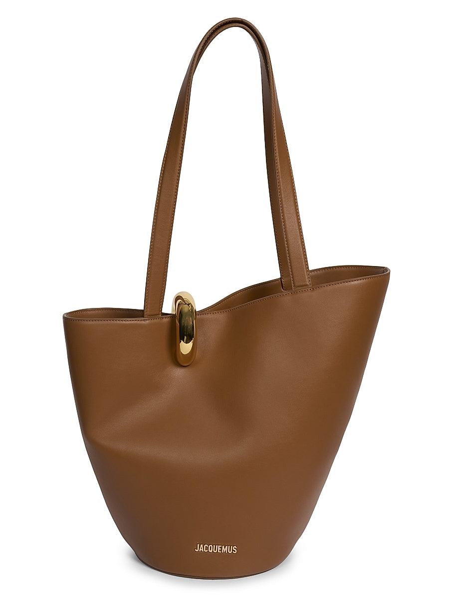 Le Bambola Moyen Leather Bucket Bag