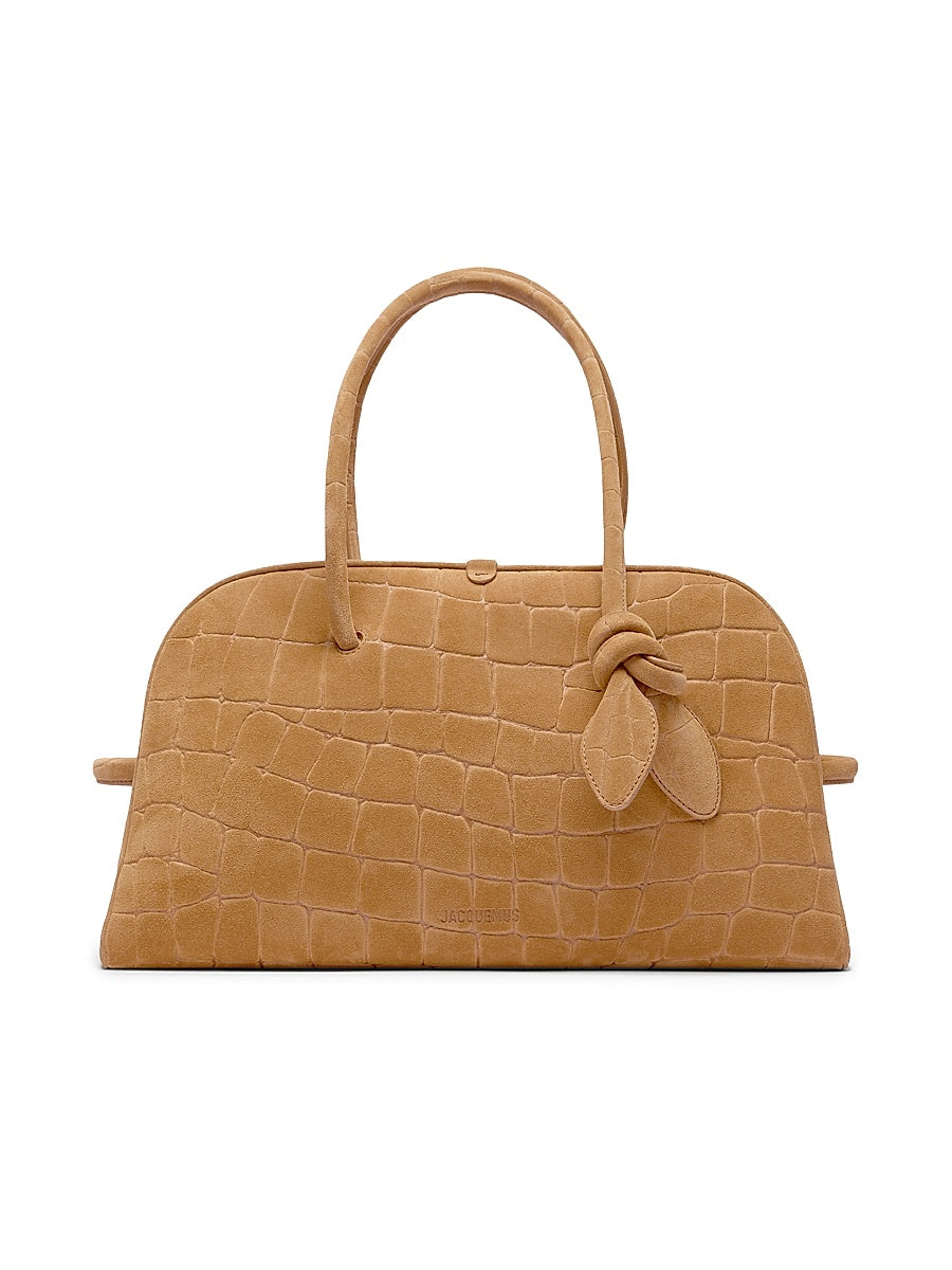 Le Turismo Embossed Suede Bowler