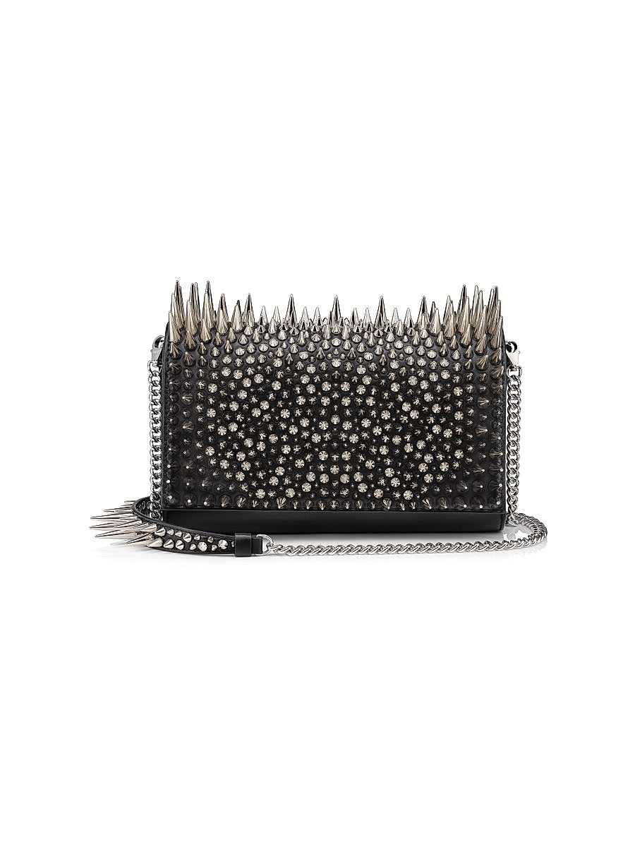 Paloma Spiked Leather Clutch