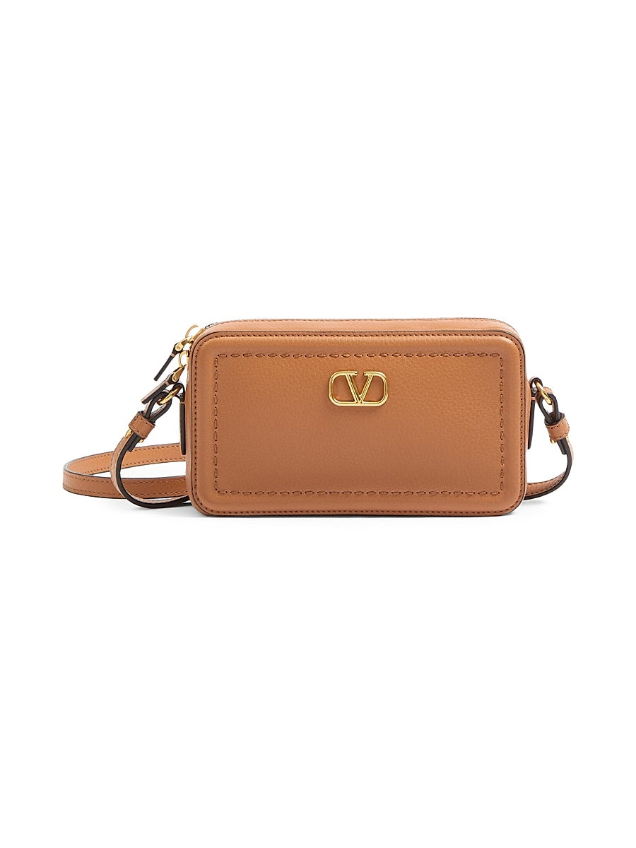 Alltime Mini Shoulder Bag in Grainy Calfskin