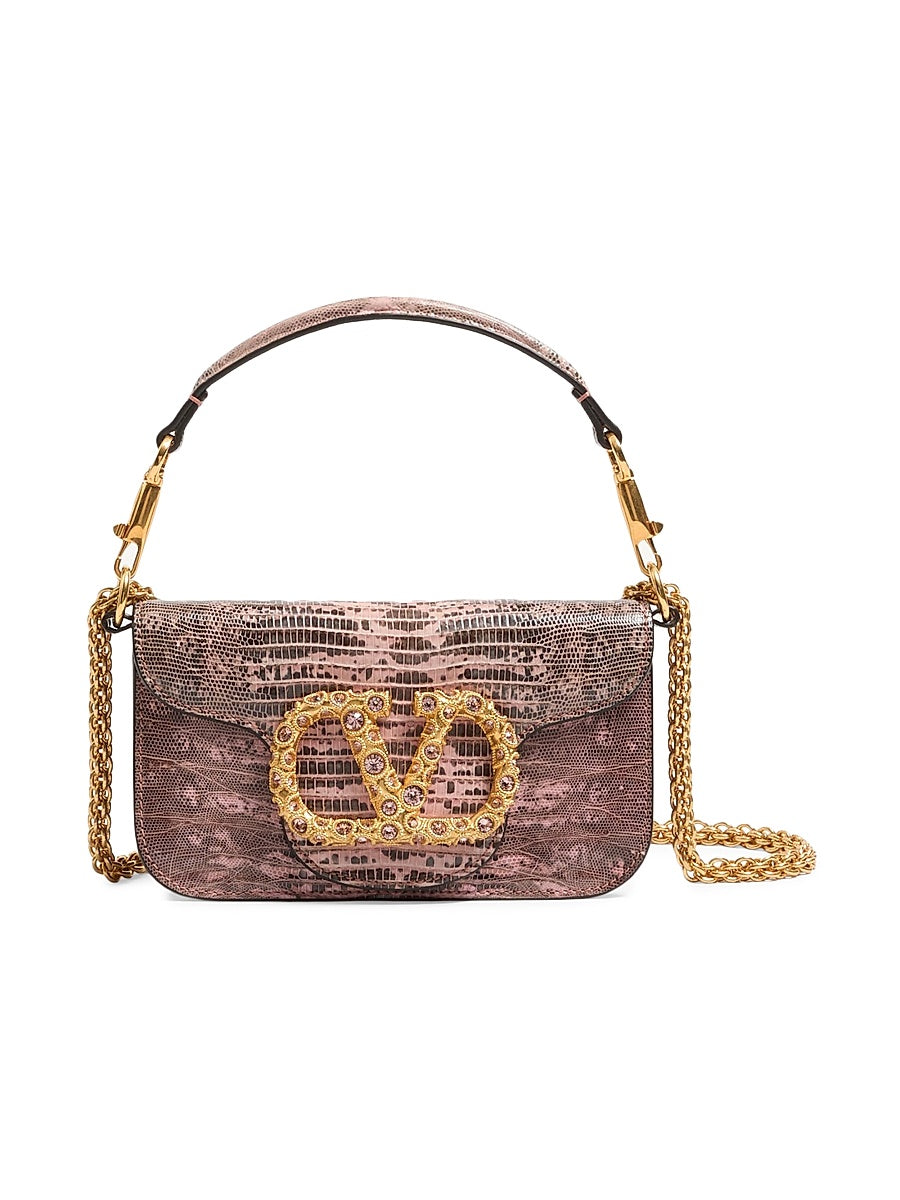 Locò Small Shoulder Bag in Tejus with Jewel Logo